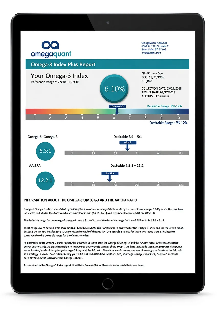 How High Is Your Omega-3 Index (O3i)?