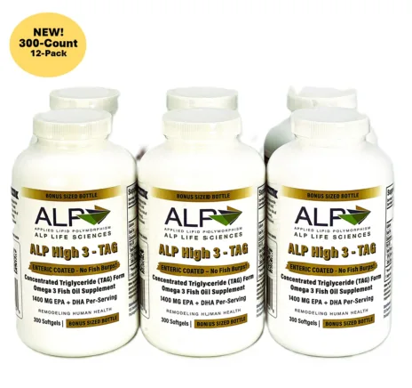 ALP High 3 - TAG - Fish Oil - Enteric - 300-Count 6-Pack - Wholesale - 45% Off